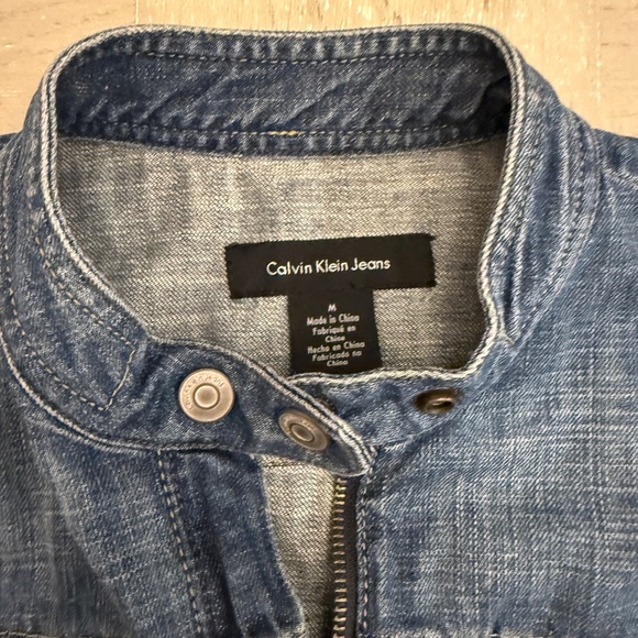 Calvin Klein Jeans Blue Denim Jacket - Picture 2 of 12